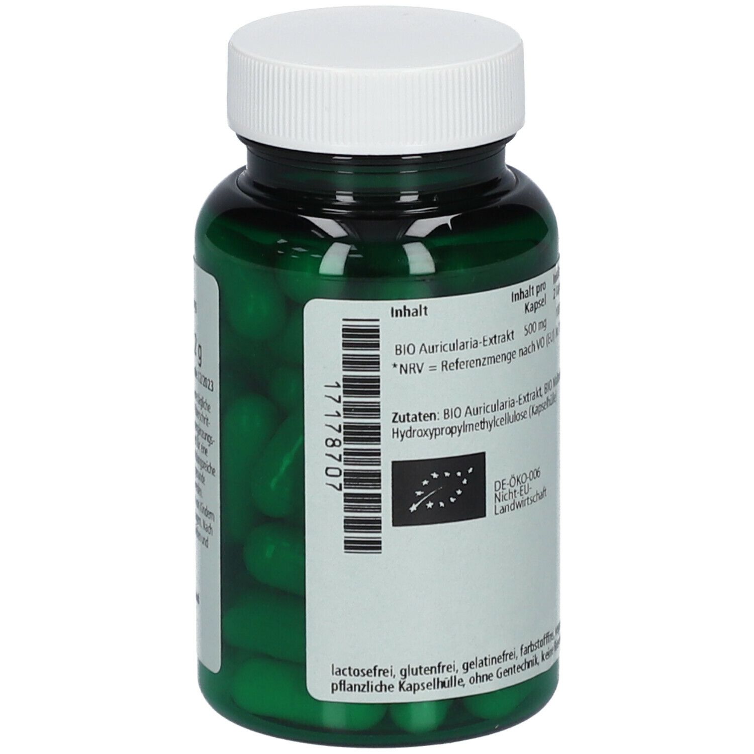 green line NUTRITHEKE AURICULARIA 500 mg BIO