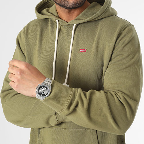 Sweat Capuche 34581 Vert Kaki