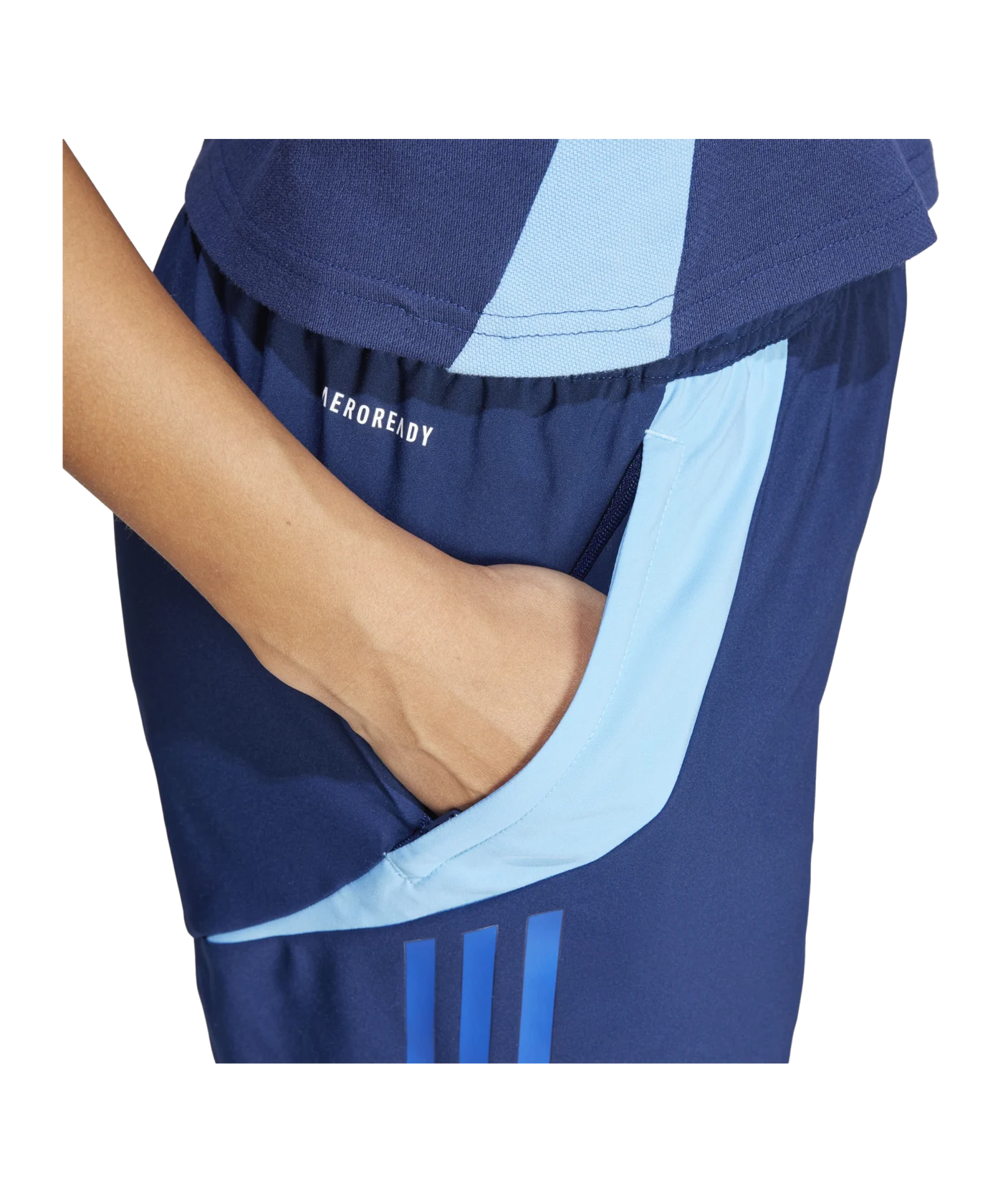 adidas Tiro 24 Competition Downtime Short Damen Blau