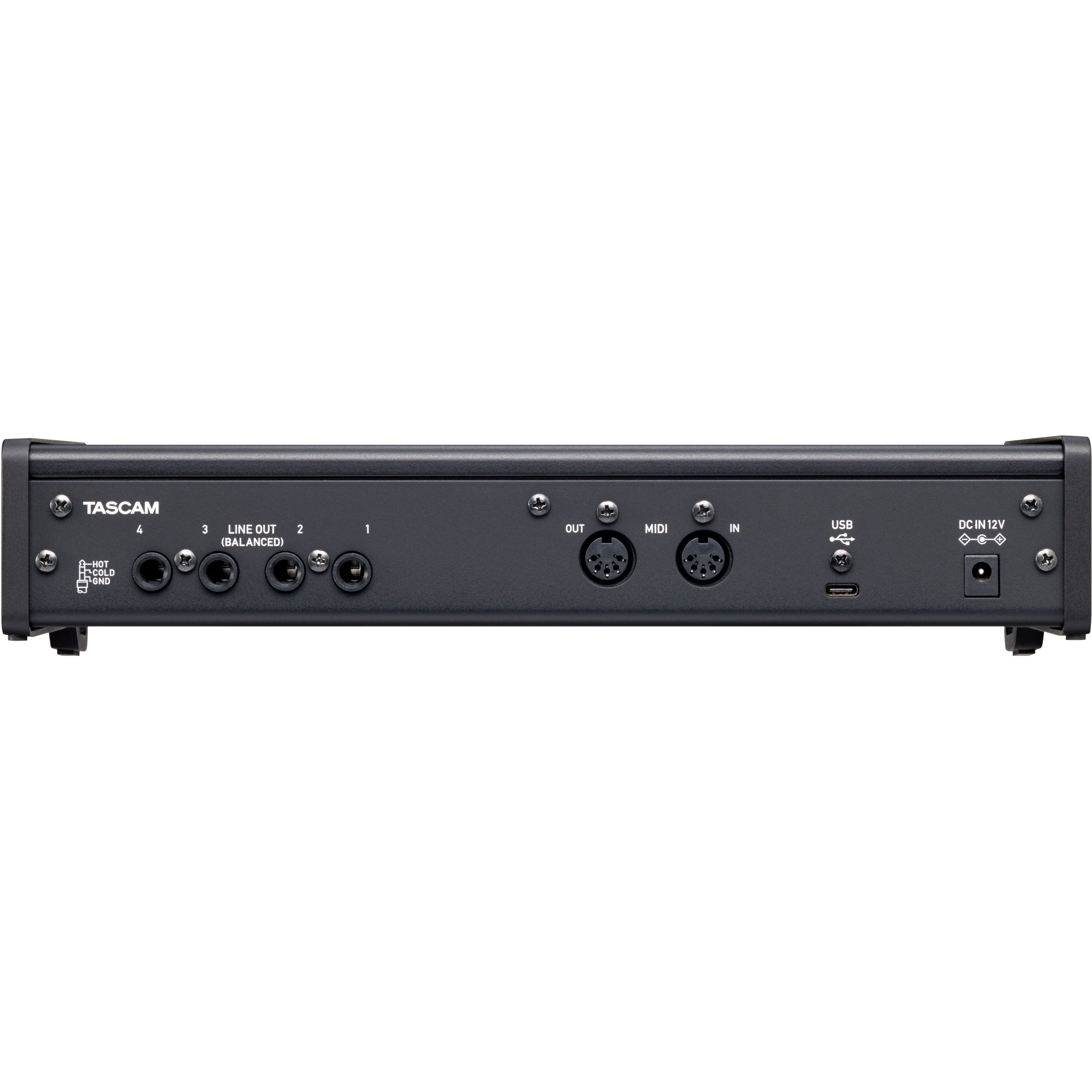 Tascam US-4x4HR hoge resolutie USB audio interface