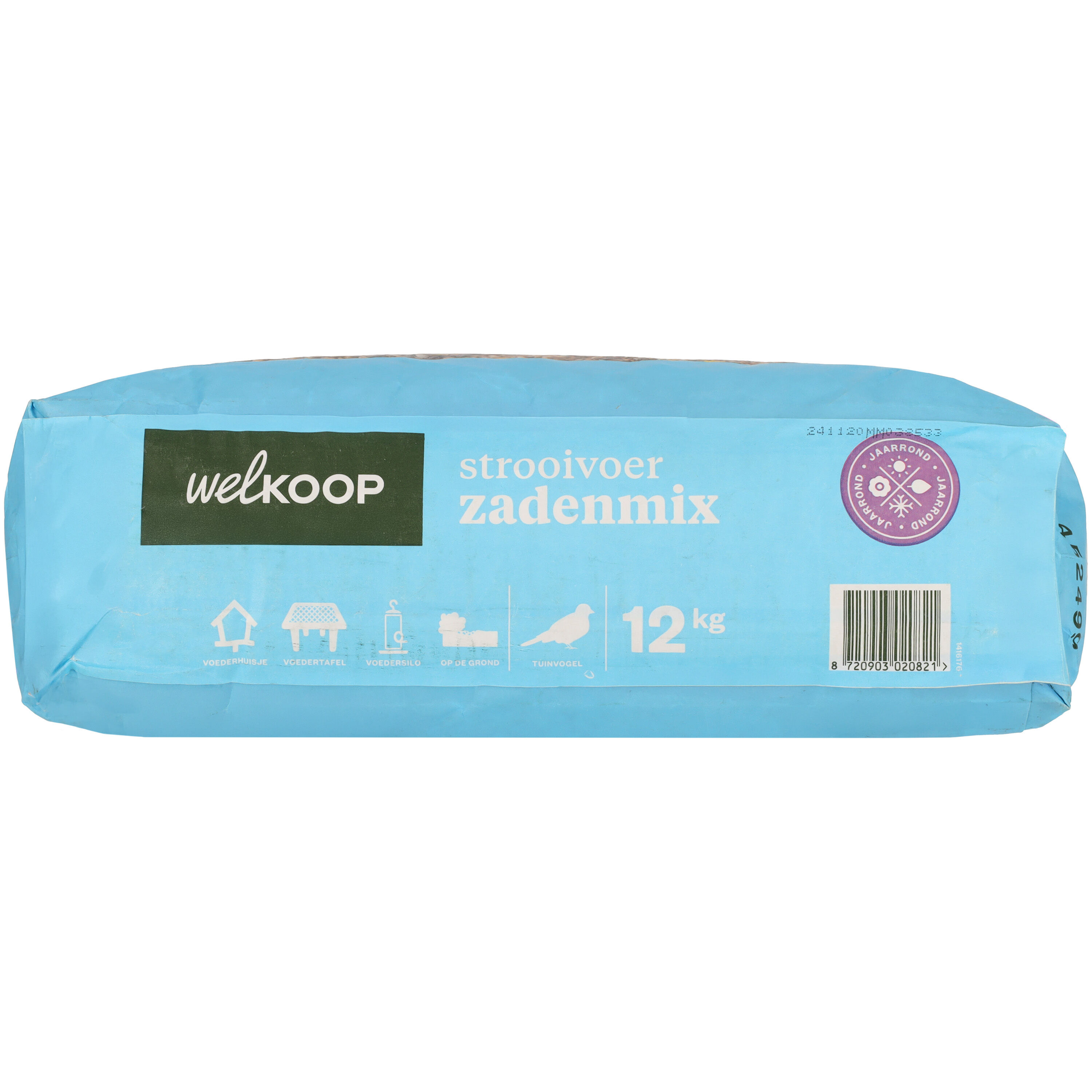 Welkoop - Strooivoer met Zaden - Tuinvogelvoer - 12 Kilogram - Zadenmix