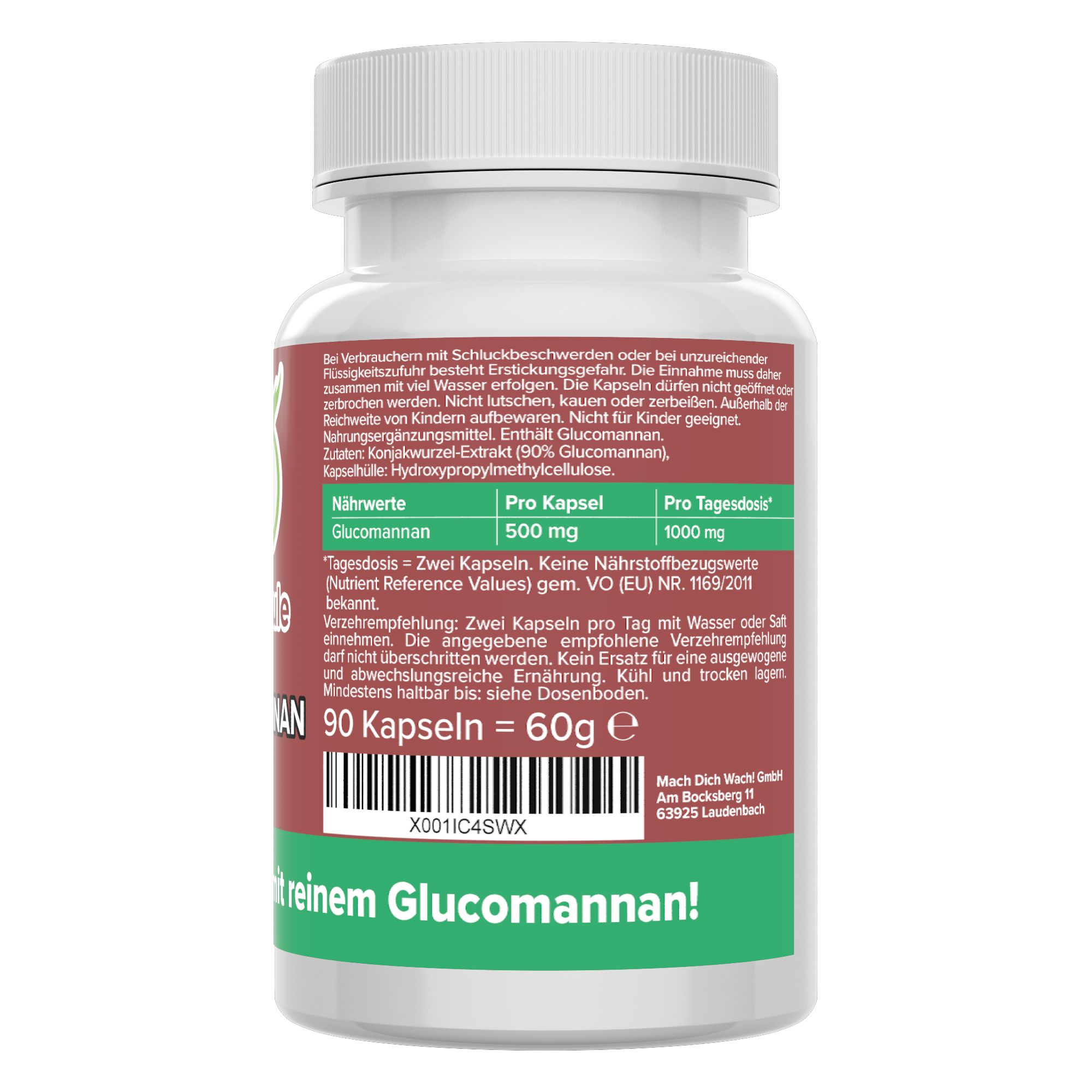 Glucomannan Kapseln - Vitamineule®