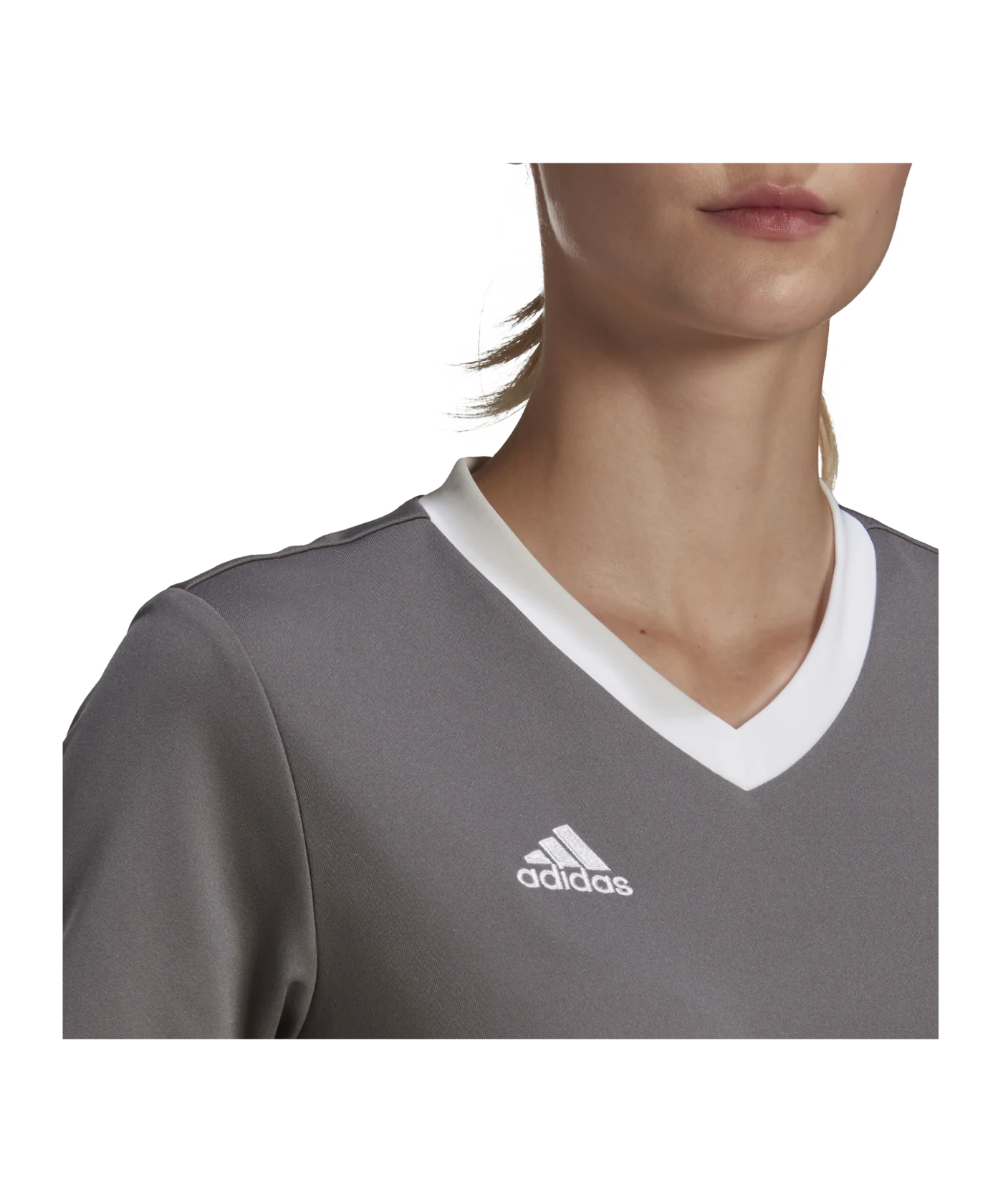 adidas Entrada 22 Trikot Damen Grau Weiss