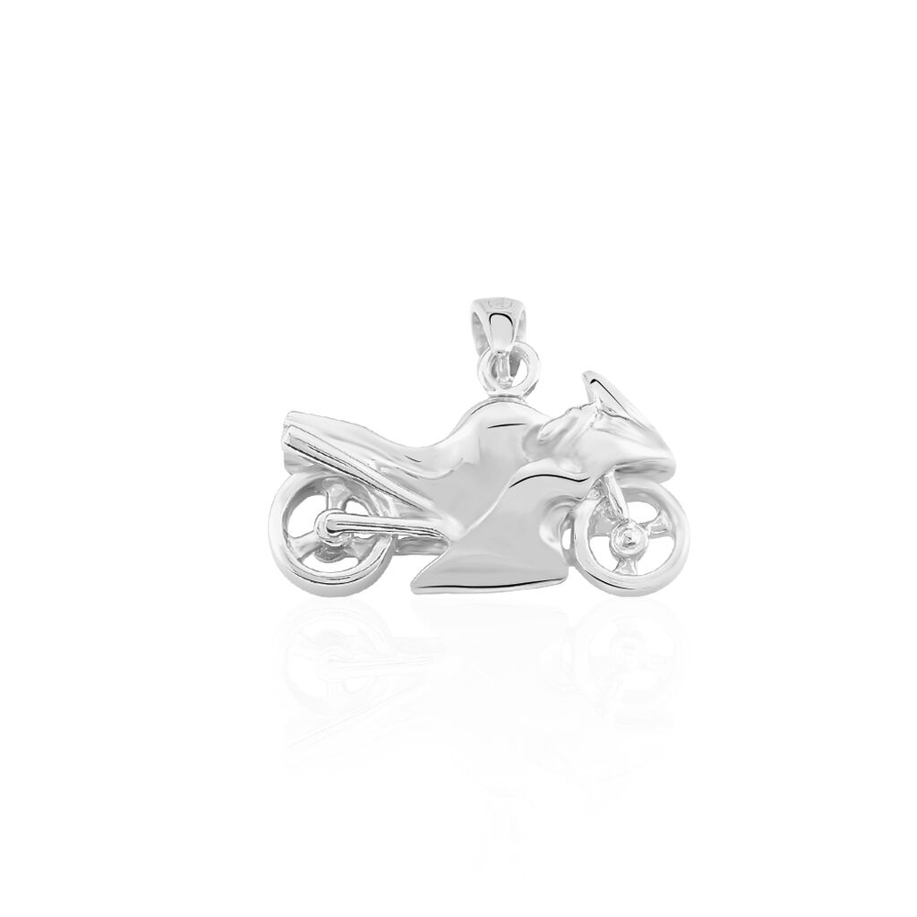 Pendentif Costanza Argent Blanc