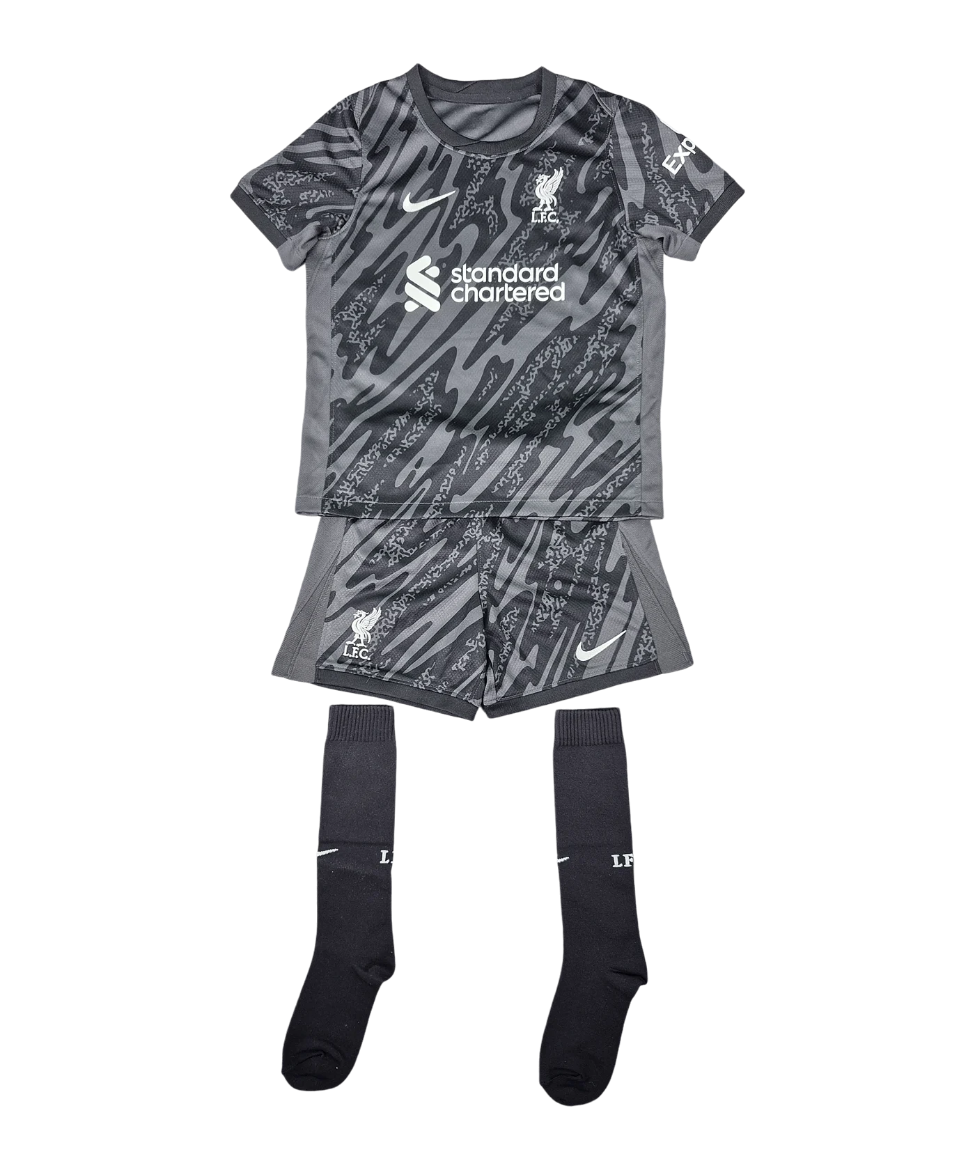 Nike FC Liverpool Torwart Minikit 2024/2025 Schwarz F061
