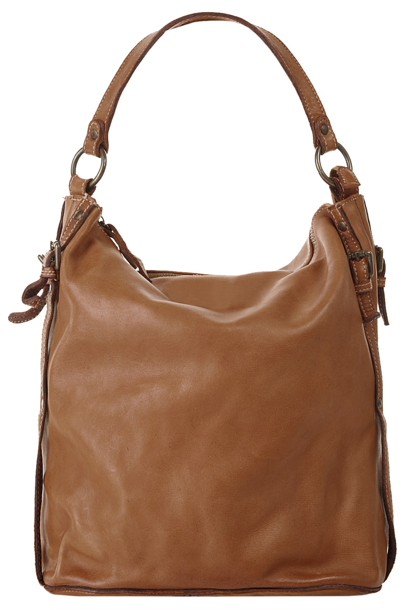 Cluty Umhängetasche echt Leder, Made in Italy