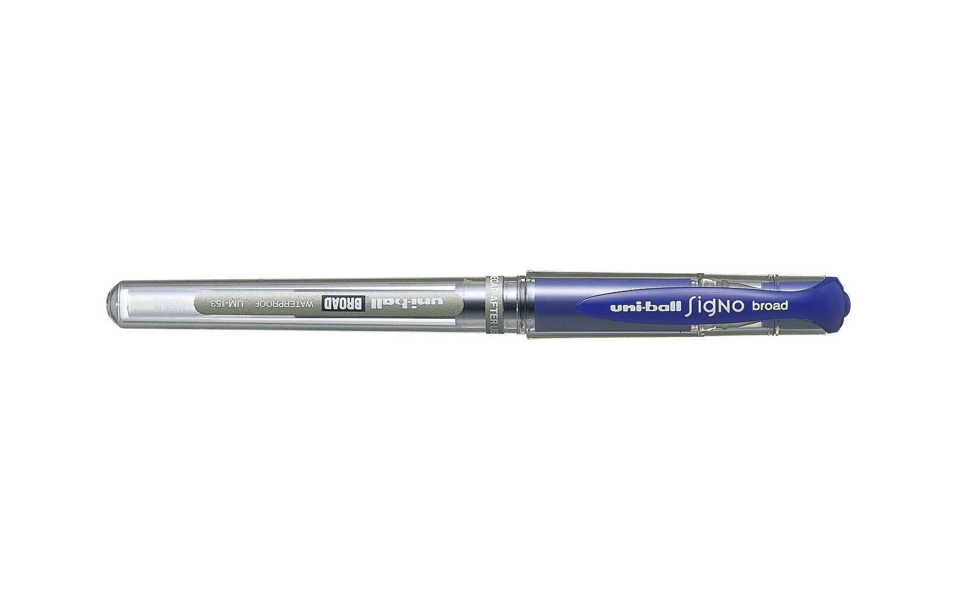 Gelschreiber Uniball Signo Broad 1 mm BlauWasserfester Gelroller