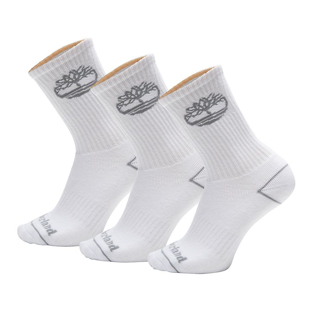 Timberland EVERYDAY CORE FC - Chaussettes x3 fc crew opt 2 white