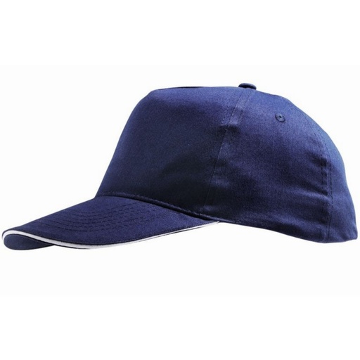Gorro de 5 painéis, modelo Sol de verão/esportes.