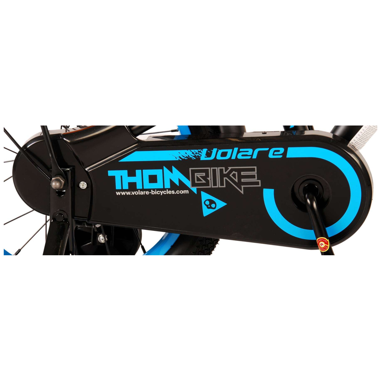 Volare Thombike Fiets - 16 inch - Zwart Blauw