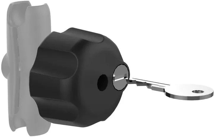 RAM Mounts Ram Key Lock Knob For B Size Socket Arms Låsbar Strammer Til Ram Kulearm Str B