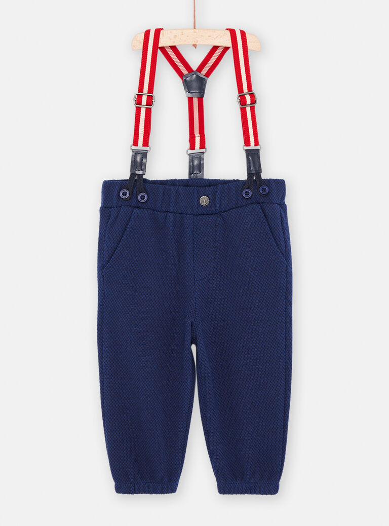 Pantalon chaud à bretelles pour bébé garçon