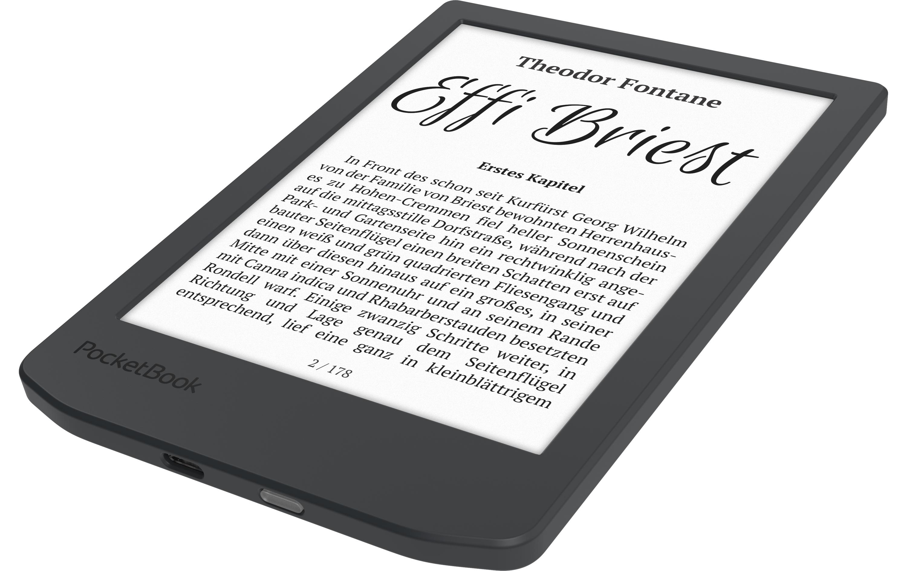 E-Book Reader Verse Lite Midnight Grey<br>6 Zoll E-Book Reader mit 8 GB Speicher und E-Ink Carta Bildschirmtechnologie