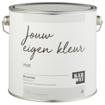 Karwei binnenlak mat 2,5 liter