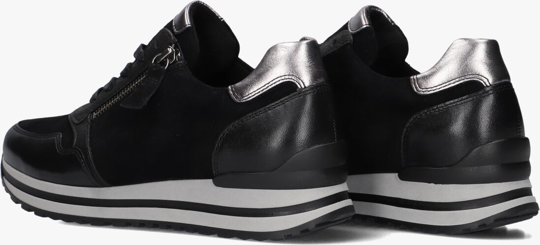 zwarte gabor lage sneakers 528