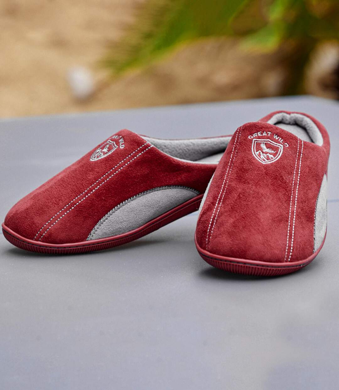Chaussons Suédine Doublés Polaire