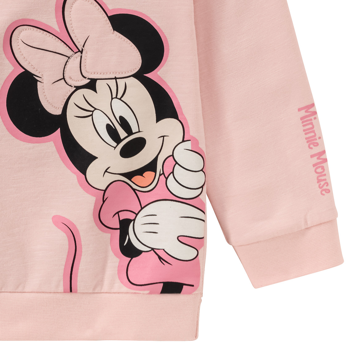 Topomini Minnie Maus Sweatshirt mit Print hellrosa