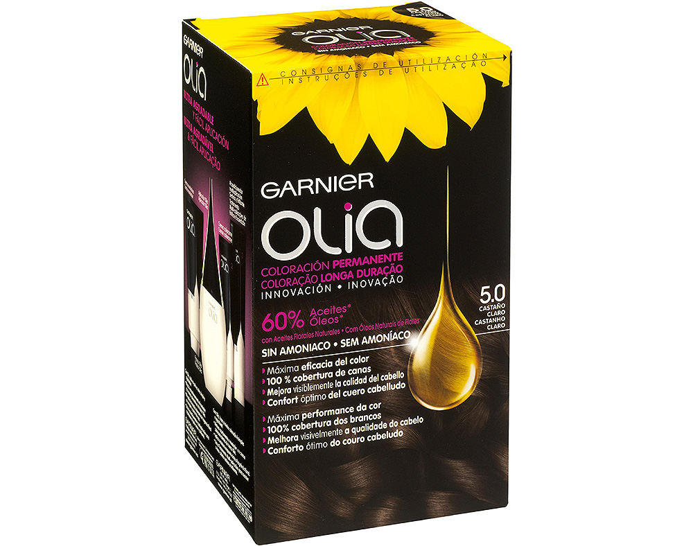 COLORAÇÃO OLIA GARNIER CASTANHO CLARO 5.0