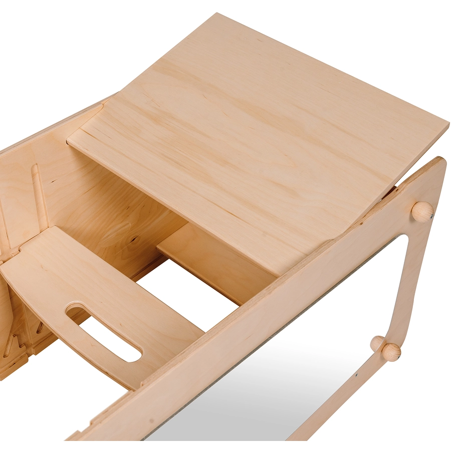 Montessori® Montessori® Lernturm XXL + BrettRutsche Montessori® Kindermöbel mehrfarbig