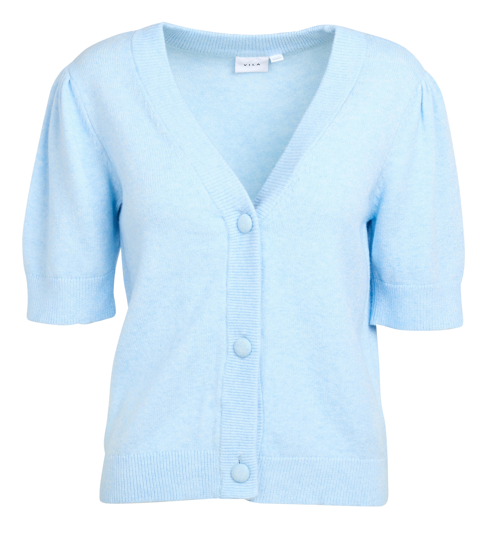 RIL - Cardigan col V| Bleu
