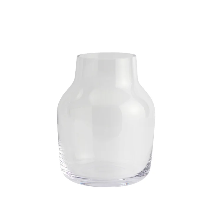 Muuto - Silent Vase, Ø 15 cm, klar