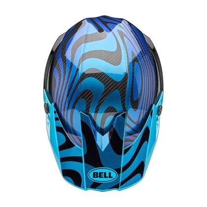 Casque cross Bell MOTO-10 SPHERICAL CORTEX 2025 - Bleu / Bleu