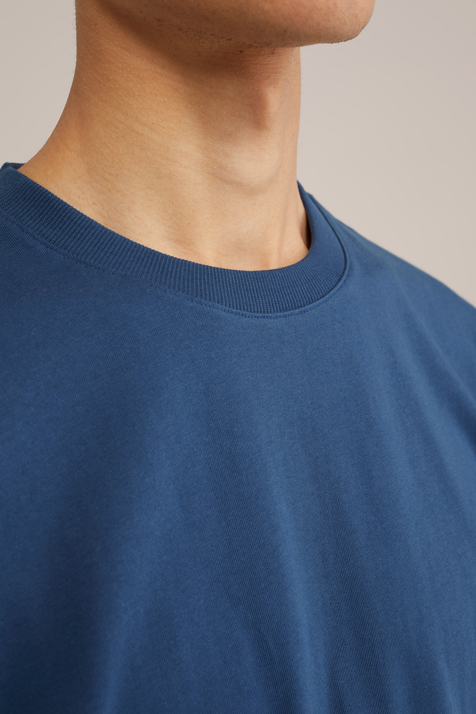 relaxed fit T-shirt WE Fashion Donkerblauw