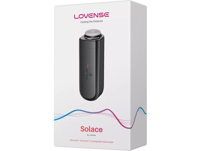 Lovense Masturbator Solace Schwarz Automatischer Stossender Masturbator
