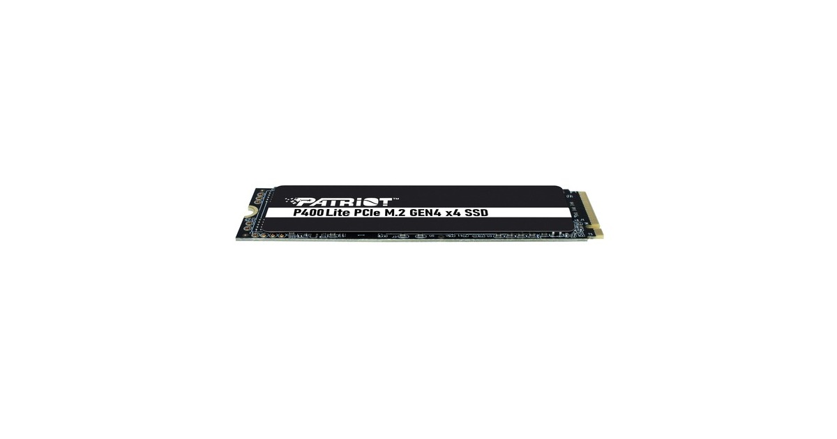 PatriotP400 Lite 1 TB SSD  (Zwart/wit, PCIe 4.0 x4, NVMe 1.4, M.2 2280)