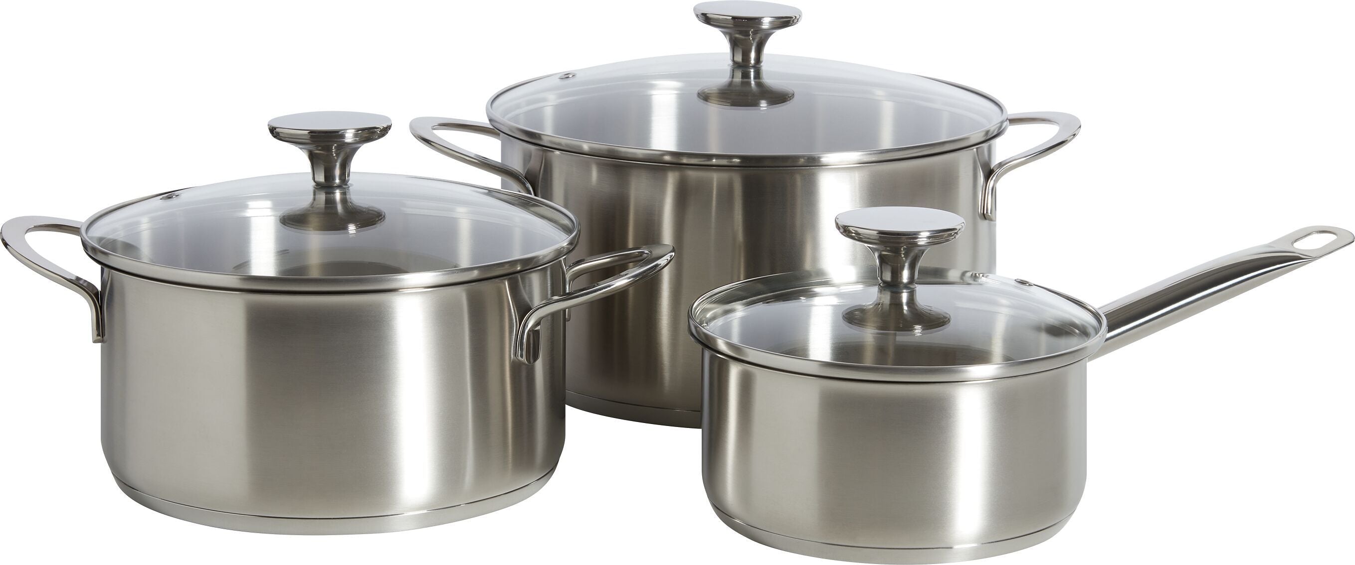 CULINARIO Kochtopf-Set - Silber