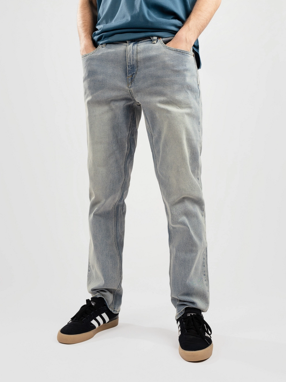 Volcom Solver Denim Jeans worker indigo vintage