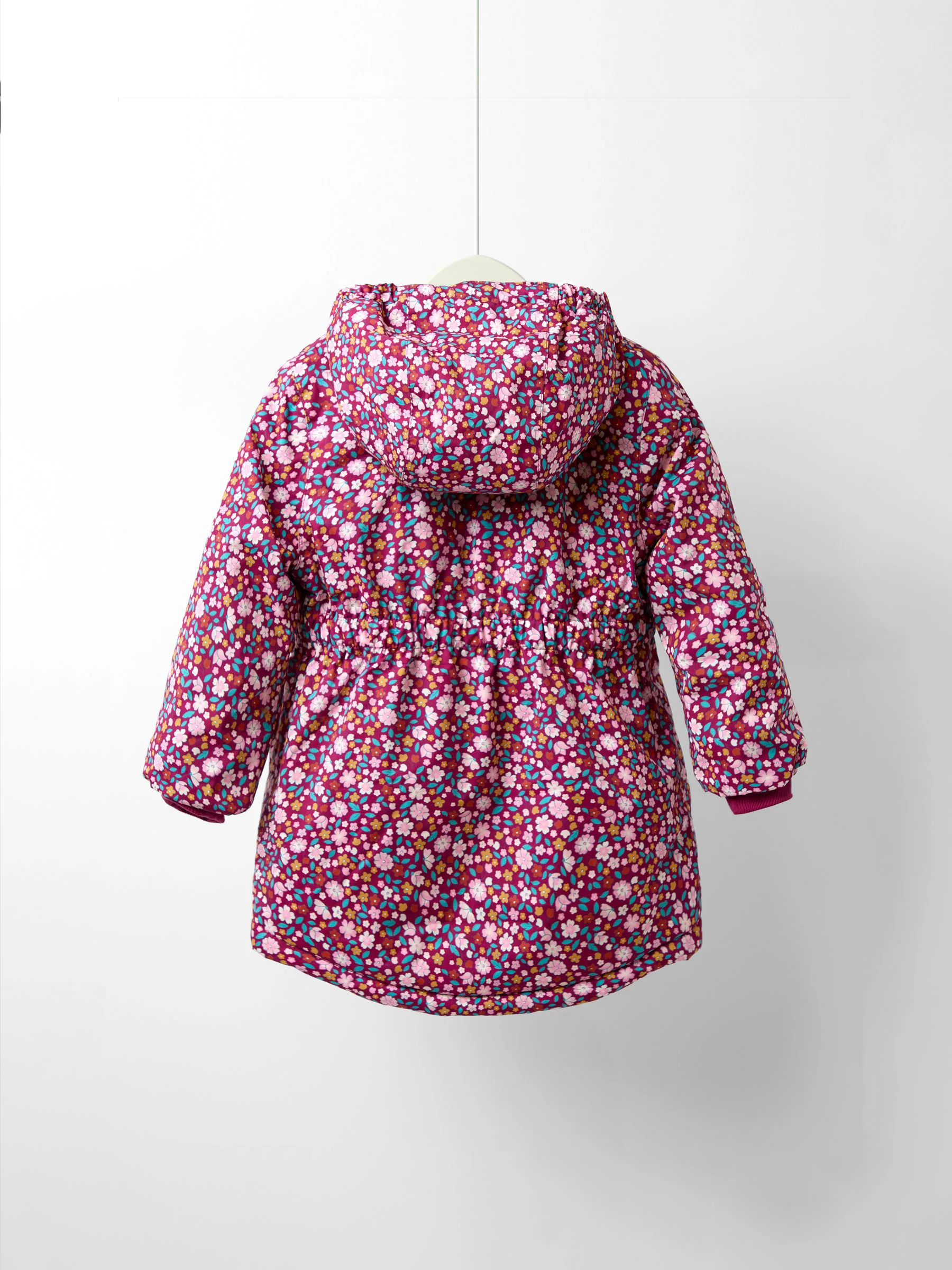 Roze met vrolijke print - JoJo Maman Bébé Lined Parka