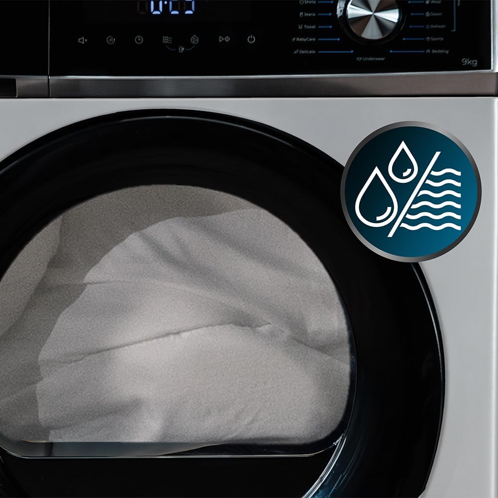 Cecotec Wäschetrockner 8Kg Bolero Dresscode Dry 8330. Entspricht Klasse A++, 15 Programme und Funktionen wie automatisches Trocknen, einfaches Bügeln, bidirektionale Drehung, Weiß