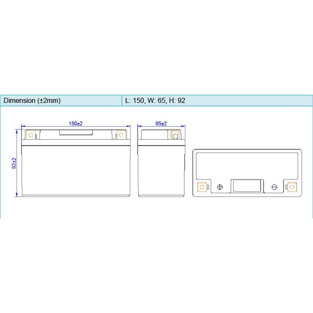 Skyrich - Batterie HJT9B-FP