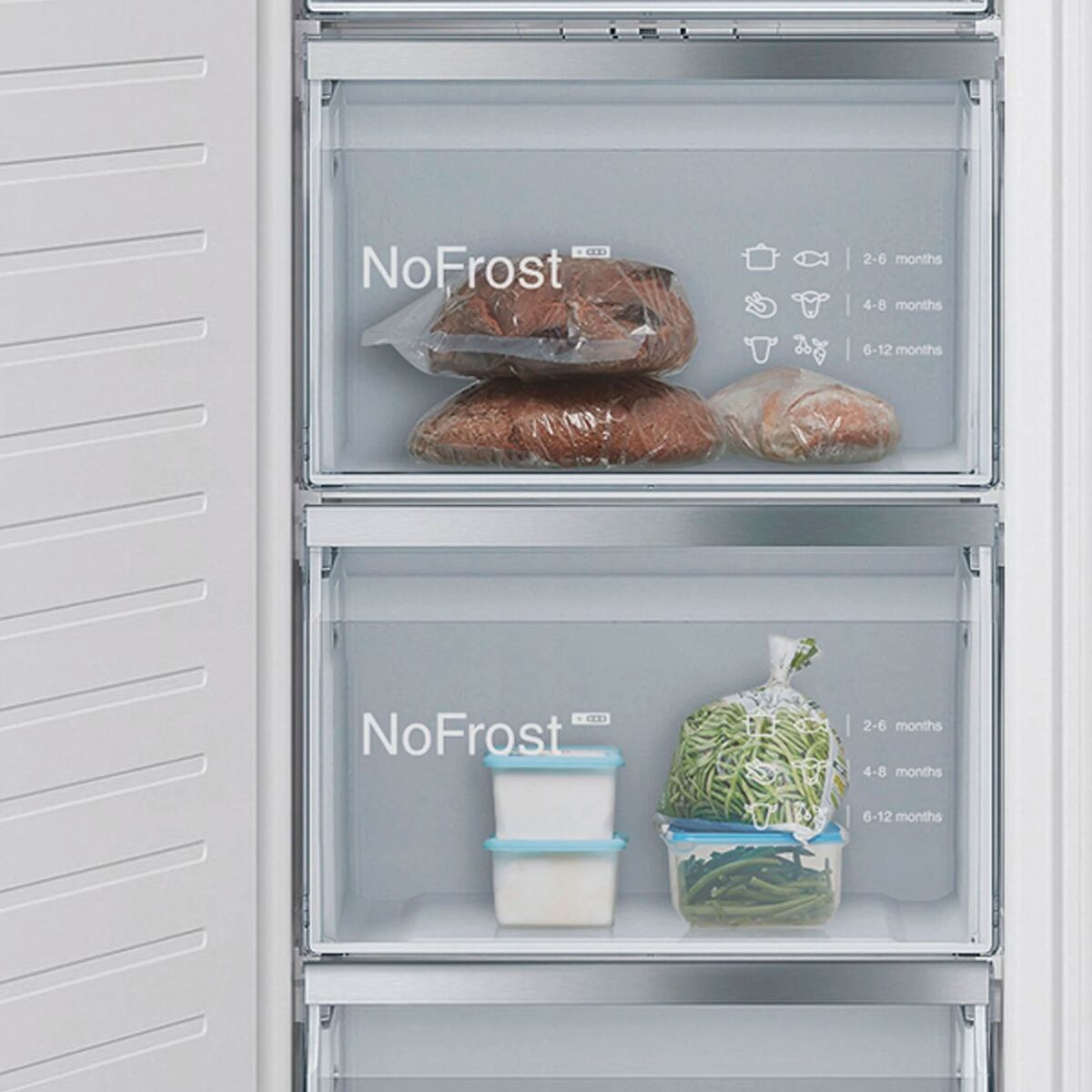 iQ300 KI81RVFE0 Kjøleskap + GI81NVEE0 Fryser, integrert
