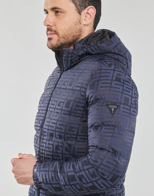Guess - ALLOVER LOGO PUFFA - Gris / Noir