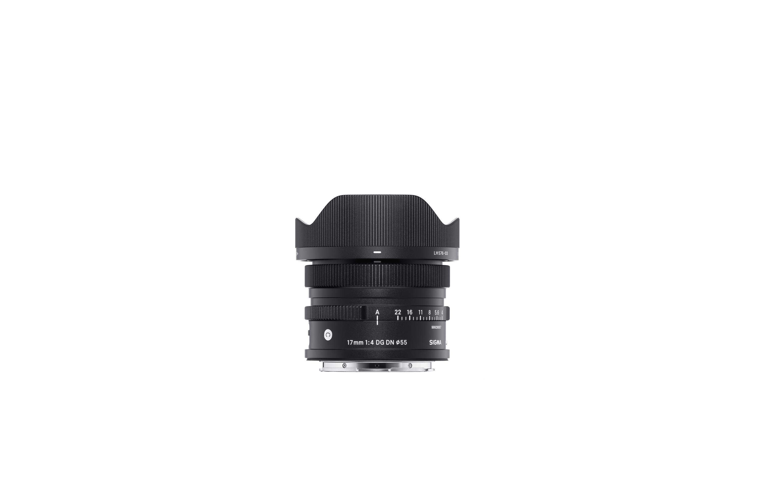 Festbrennweite 17mm F/4 DG DN C – Sony E-Mount<br>Kompaktes Ultra-Weitwinkel-Objektiv