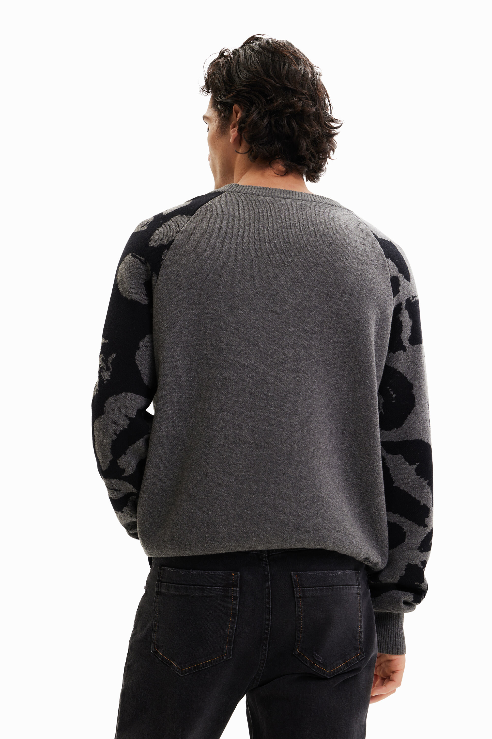Pull jacquard animal print