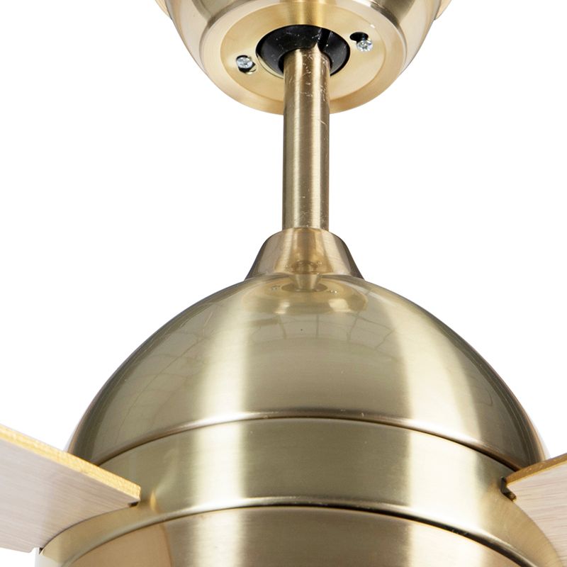 Plafondventilator messing 96cm met afstandsbediening - Rotar