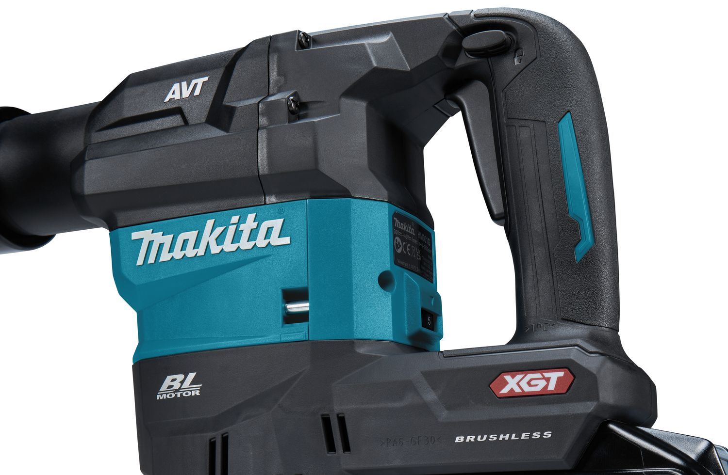 Makita HM001GM205 Accu breekhamer SDS-Max AWS XGT 40V Max 4.0Ah in koffer