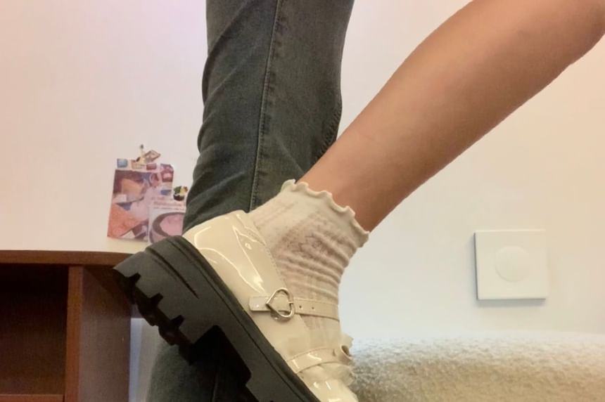 DURAC - Bow Patent Platform Mary Jane-schoenen