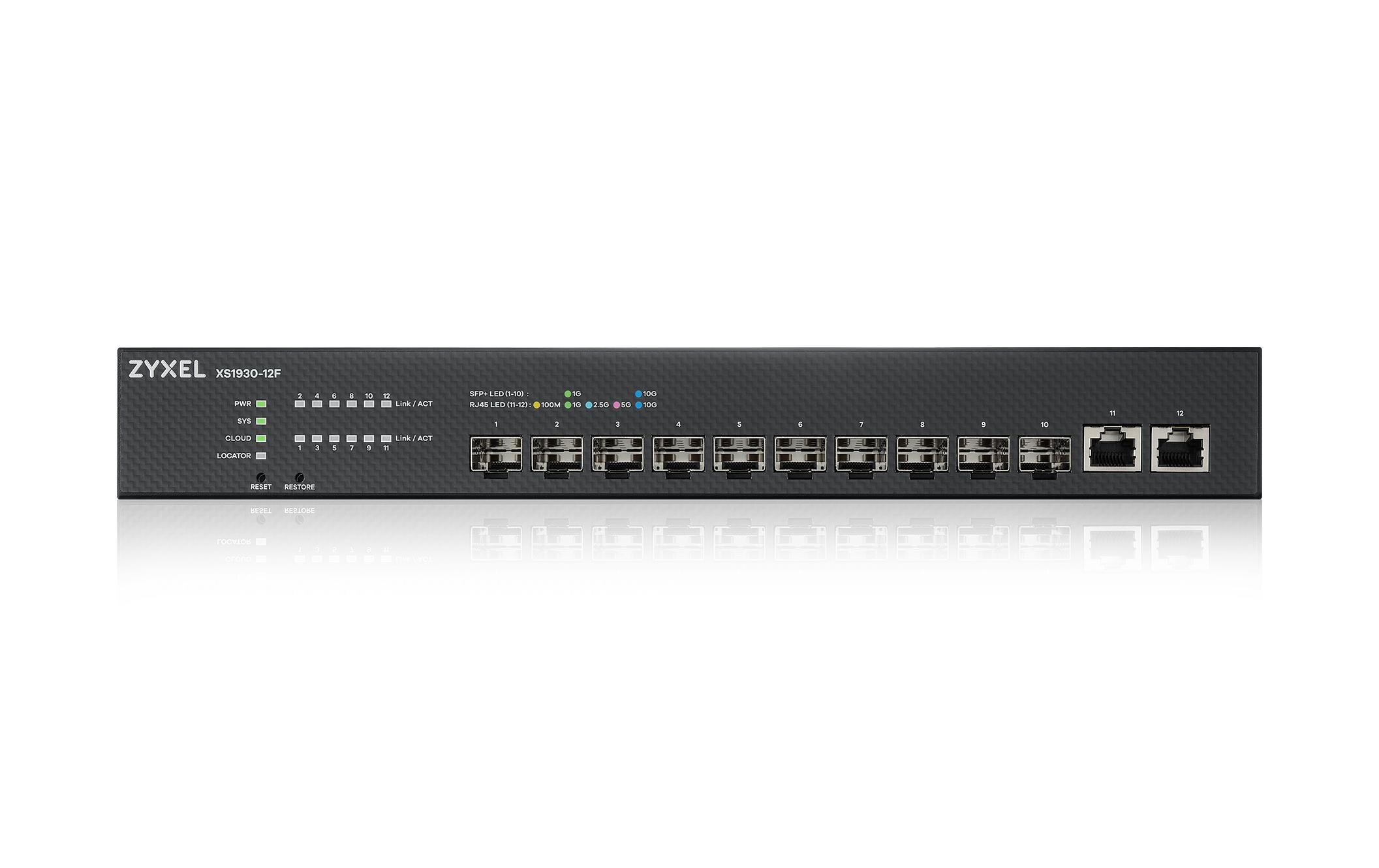 SFP+ Switch XS1930-12F 12 Port<br>12-port Multi-Gigabit Smart Managed Switch
