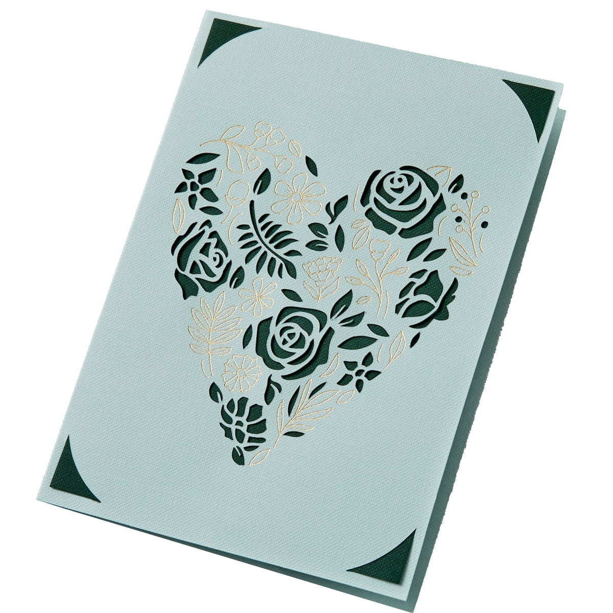 Cricut Joy A2 Foil innleggskort 8-pakk (skog)