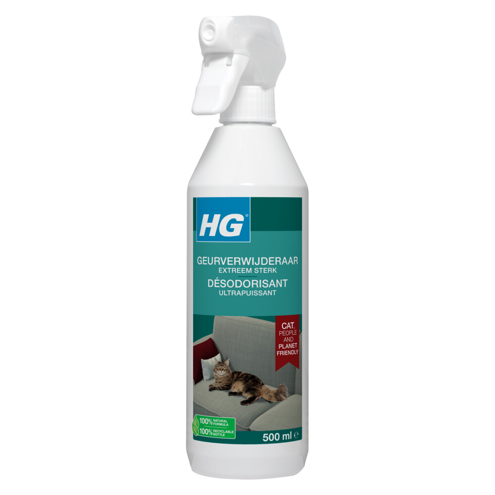 HG Pet Range Geurverwijderaar Sterk Kat500 ml