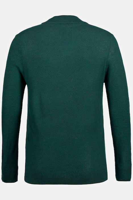 Pullover, Woll-Mix, neue Kragen Form, Langarm