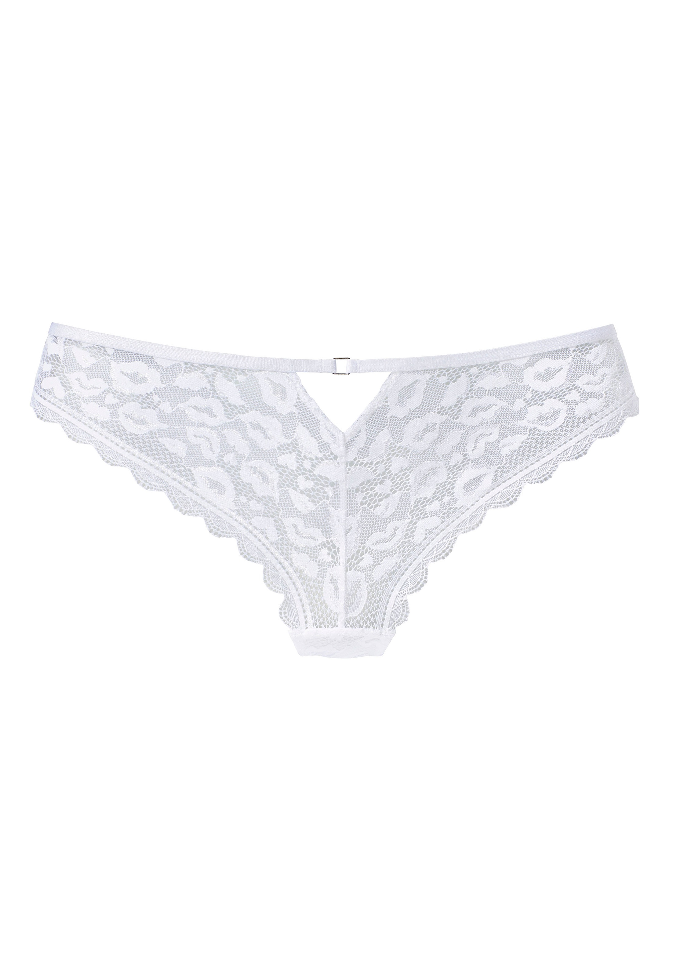 Vivance String , aus dezent transparenter Spitze in Leo-Optik