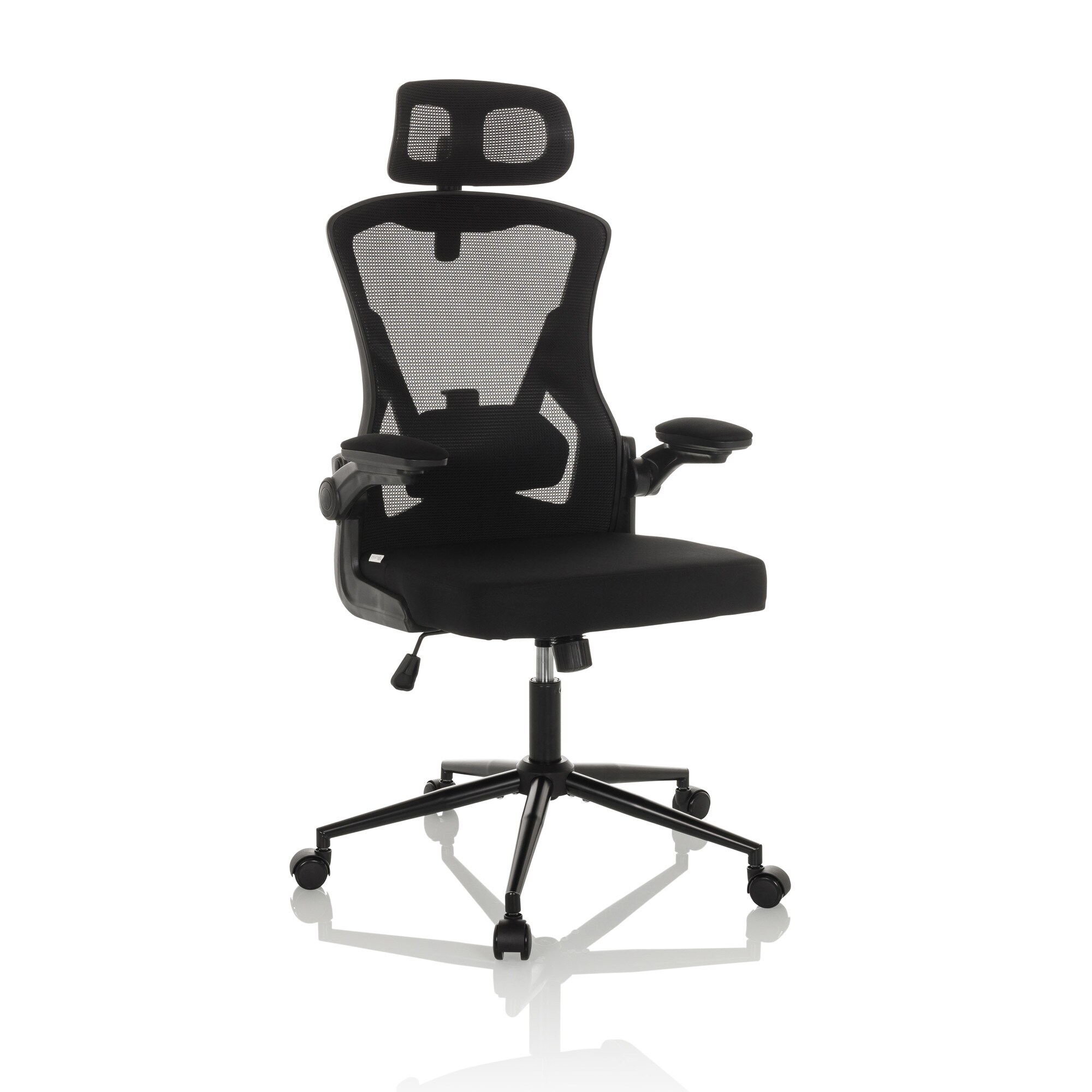 Profi Bürostuhl ARIGANO Stoff/Netzstoff mit Armlehnen hjh OFFICE