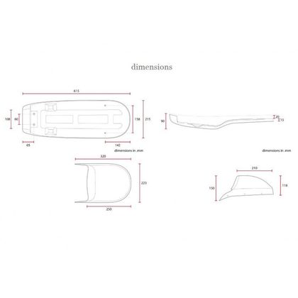 Selle confort Brazoline Spécial CX 500 Universel - Marron