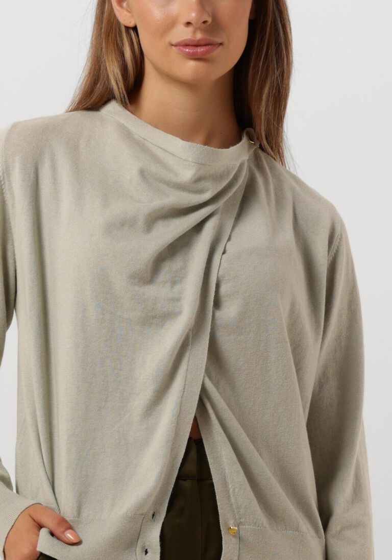 groene dante6 vest cashmere mix vest