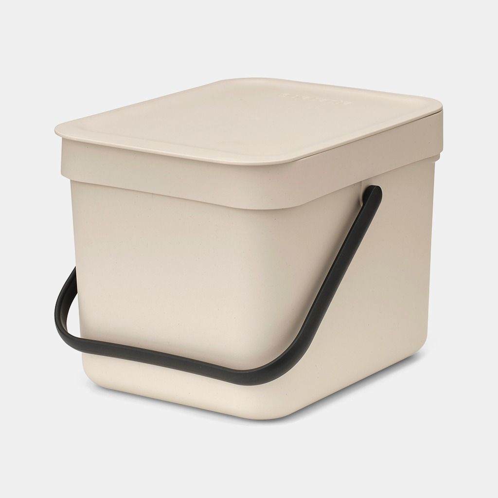 Sort & Go afvalemmer, 6 liter - Soft Beige